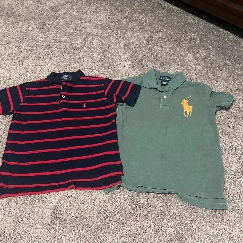 POLO RALPH LAUREN boys size 6 Polos.